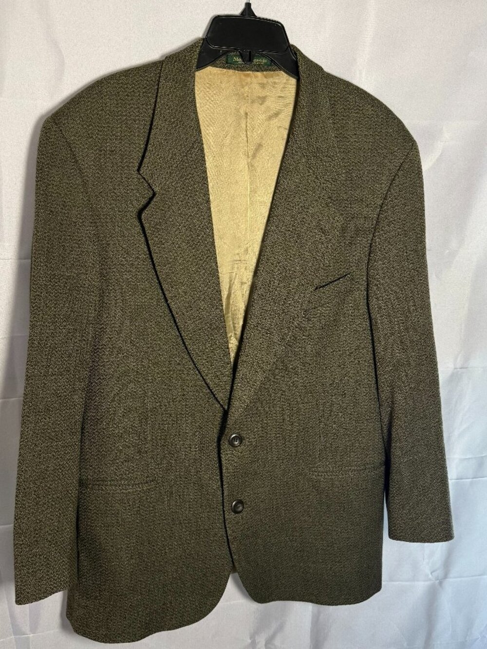 Vintage Metropolitan View Bloomingdale’s Men’s 44R 100% Wool Sport Coat Blazer